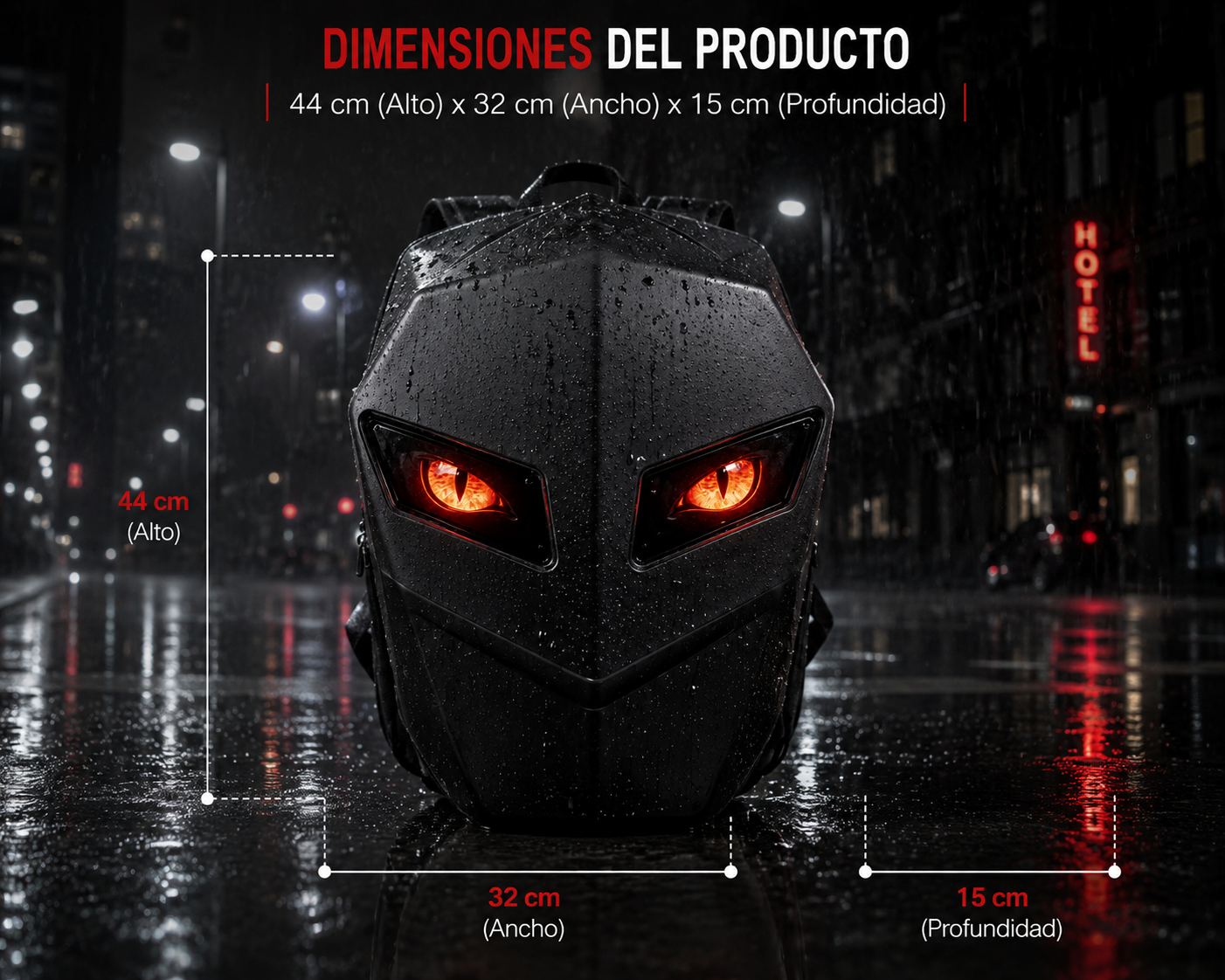 Mochila Inteligente con Pantalla LED- CyberEye Backpack
